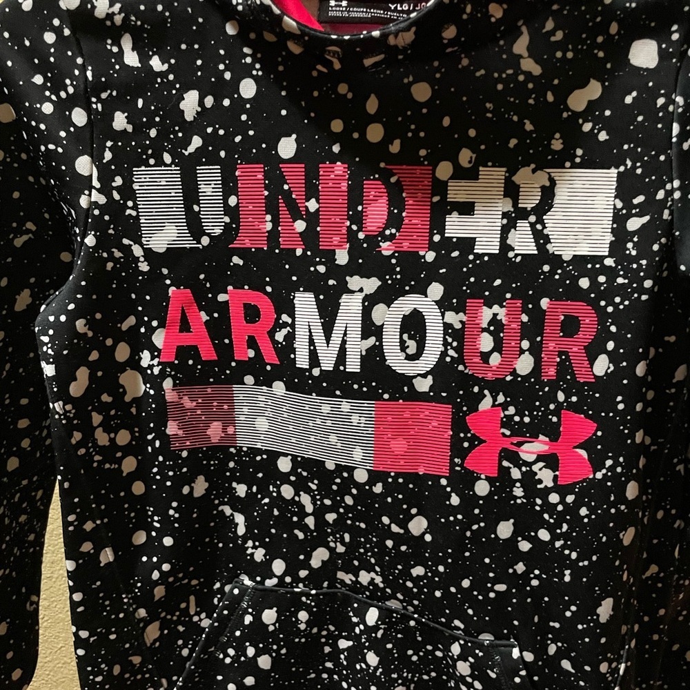 Under Armour Girls Cold Gear Hoodie YLG - Picture 9 of 9